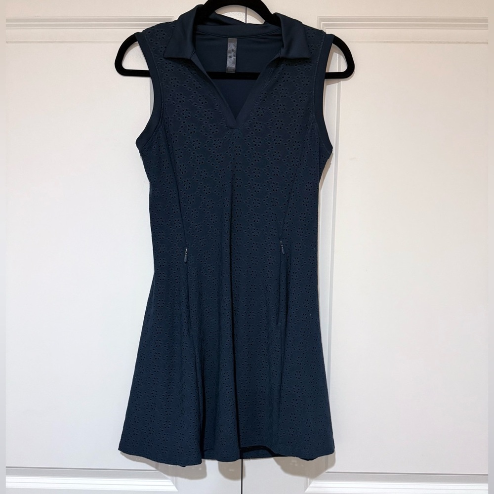 Kyodan Navy Sleeveless Mini Golf/Tennis Dress With Pockets and lined